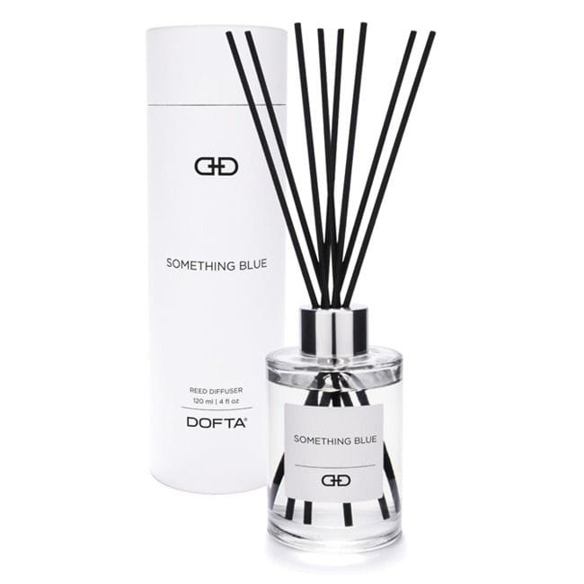 Dofta Something Blue Reed Diffuser, Long Lasting Home Fragrance with Reed Sticks, Elegant Room & Office Aroma Diffuser | 120ml