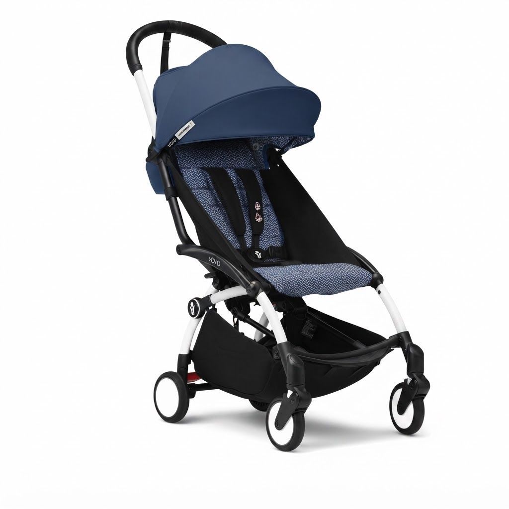 Stokke YOYO3 Compact Travel Stroller - Lightweight Cabin-Approved Baby Pushchair, Folds in Seconds, Seamless Blend of Style and Function for Urban Parents on the Move