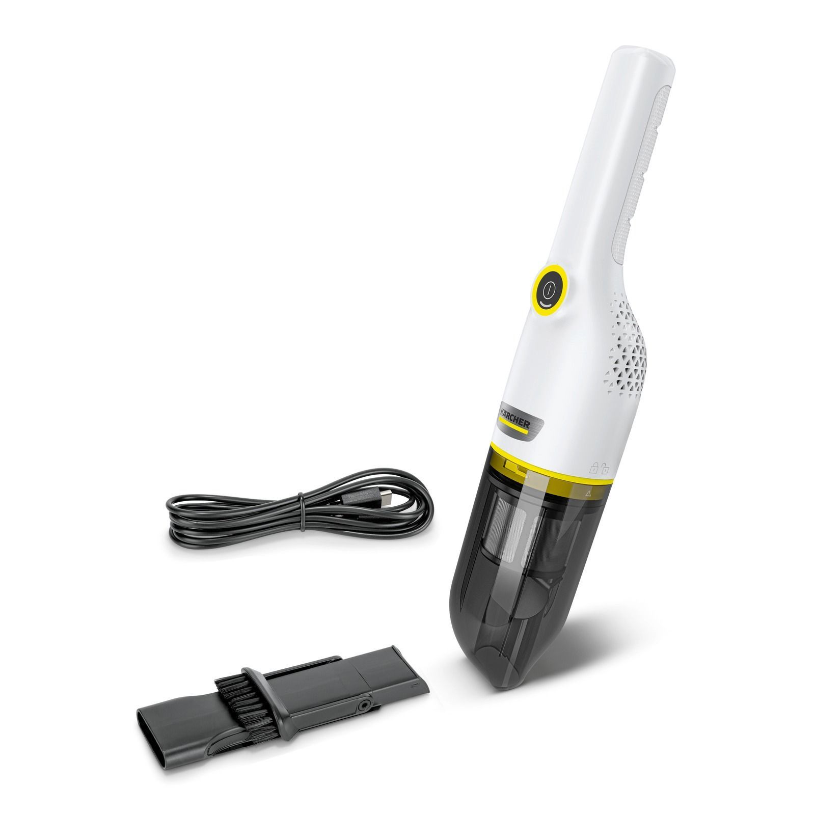 Karcher CVH 3 Cordless Handheld Vacuum Cleaner, Powerful Suction, Lightweight Compact Design, Washable Filter, USB-C Charging