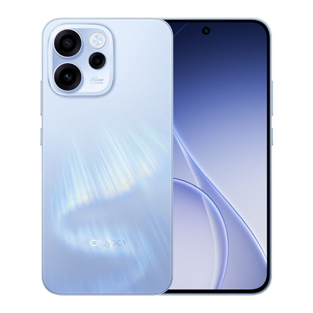 Oppo RENO15 F 5G Smartphone 512GB 12GB RAM 6.57" AMOLED Display,50MP Camera, 7000mAh Battery CPH2801  - Aurora Blue 