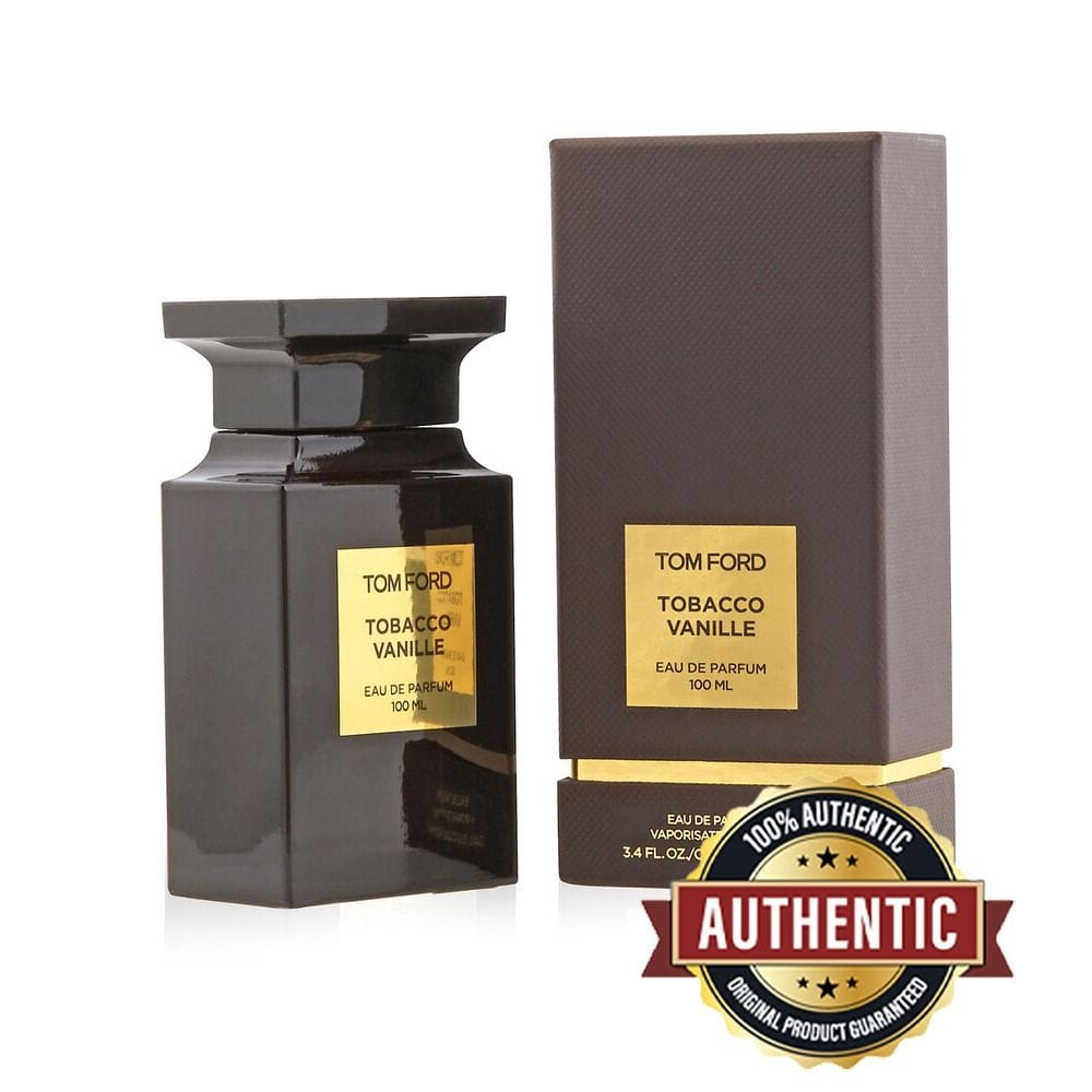 Tom Ford Tobacco Vanille Eau de Parfum Unisex, Warm Spicy Gourmand Fragrance with Tobacco Leaf, Vanilla, Tonka Bean & Cocoa - 100ml
