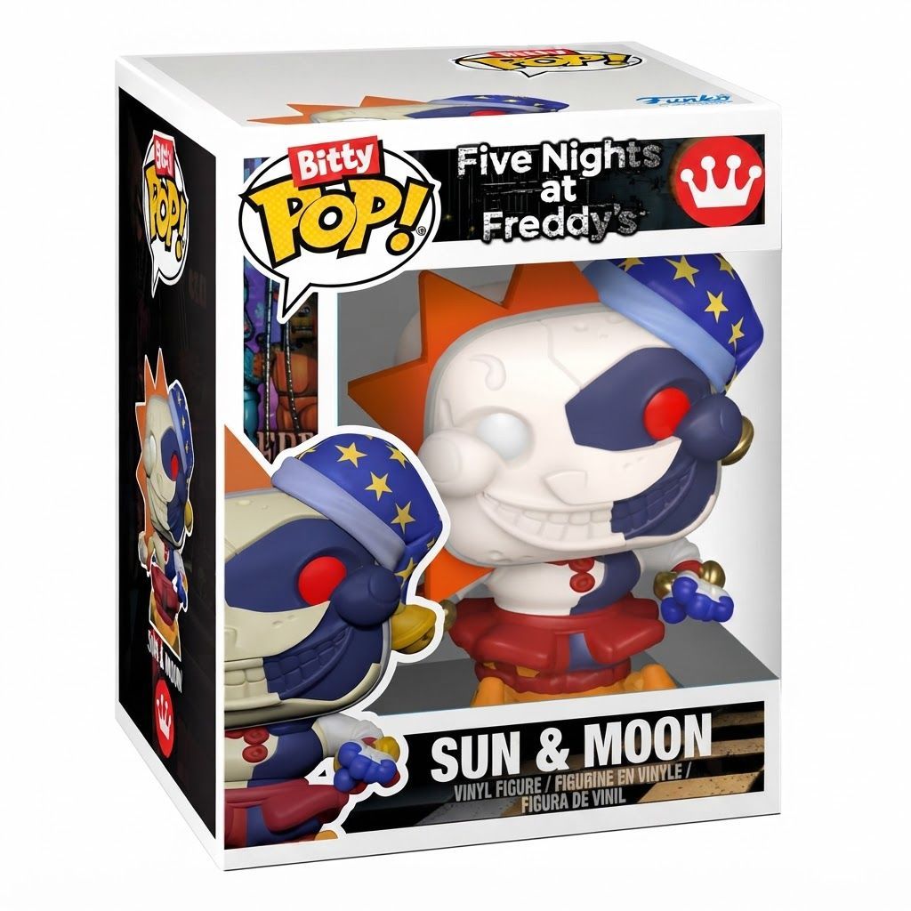 Funko Bitty Pop! Five Nights at Freddy's 4-Pack: Withered Golden Freddy, Marionette, Lolbit, Sun Mini Collectible Vinyl Figures