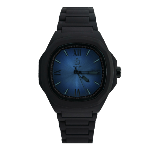 Saatchi Citta Magiche Rome Watch, 44mm Polycarbonate Case, Miyota 2115 Quartz Movement with Date Display, Mineral Glass, 5 ATM Water Resistant