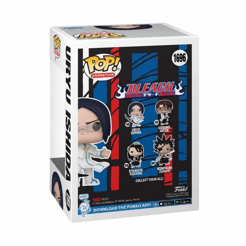 Funko Pop! Animation: BLEACH Uryu Ishida Vinyl Figure - 1-in-6 Rare Glow-in-the-Dark Chase Variant
