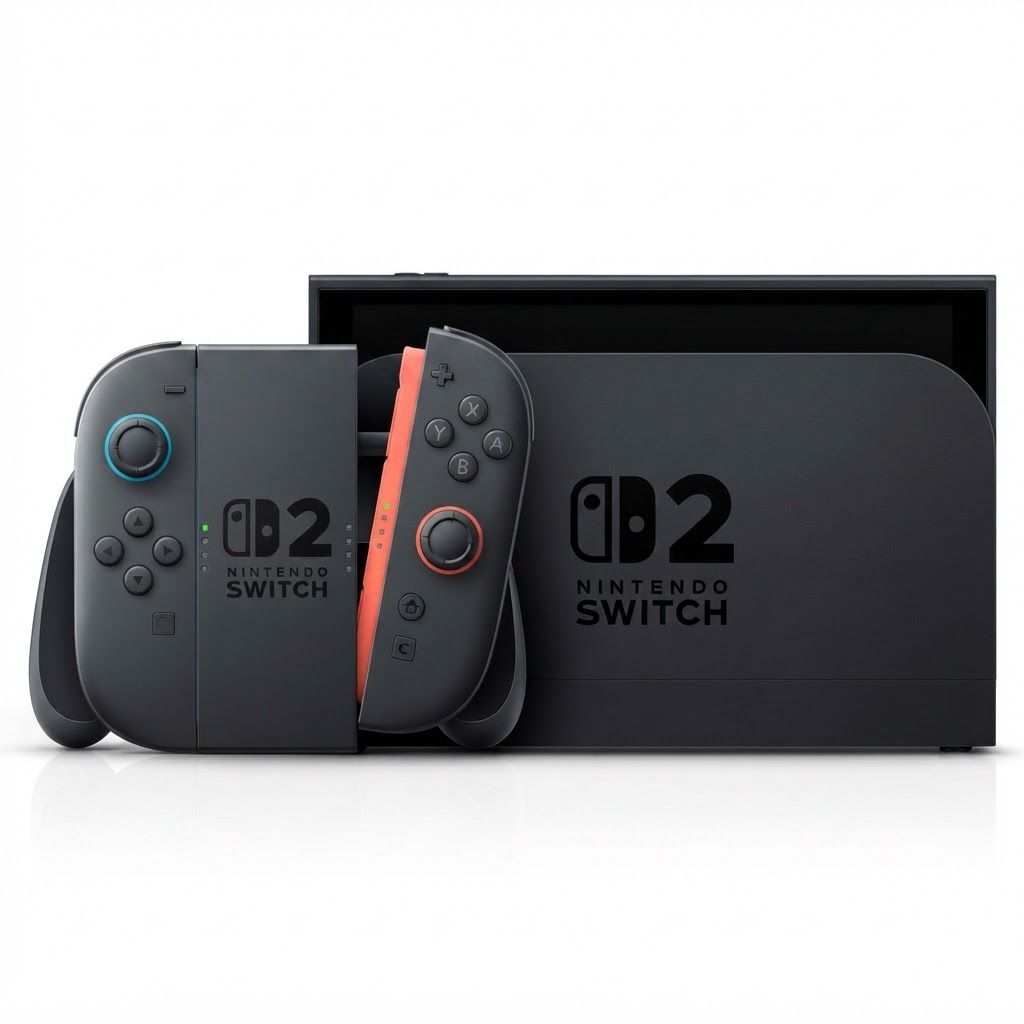 Nintendo Switch 2 Gaming Console, 7.9-inch Full HD HDR 120Hz Display, 4K TV Dock, 256GB Storage, Joy-Con 2 | 45496321529