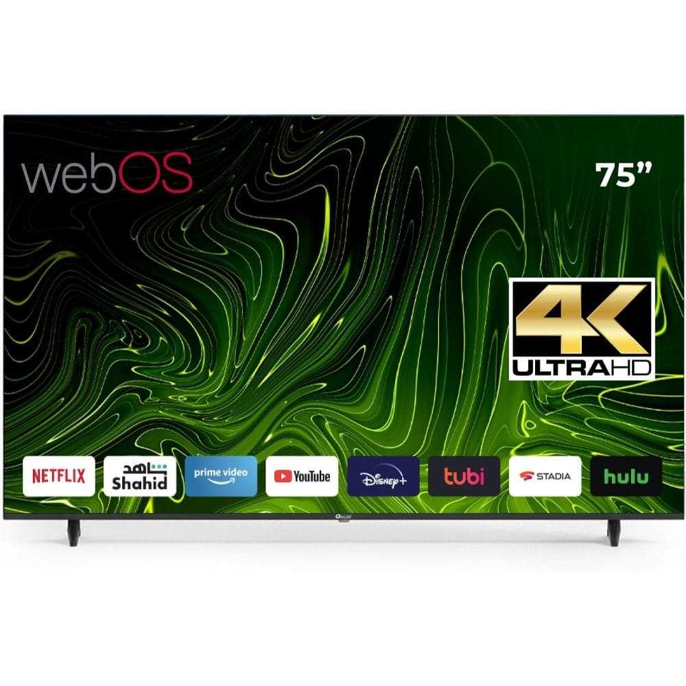 Oscar 75 inch Frameless UHD 4K WebOS Smart TV - Magic Remote, Bezel-Less Design | OS75LW4KM 