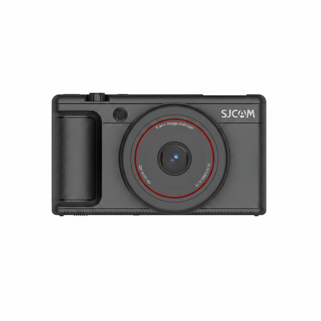 SJCAM ZV200 Digital Camera 5K 80MP with Flip Screen and 16X Zoom - Black