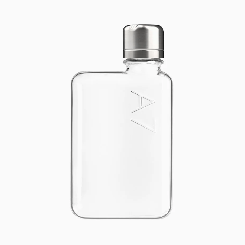 Memobottle A7 Reusable Water Bottle, BPA & BPS Free Flat Bottle, Slim Paper-Sized Design - 180ml 