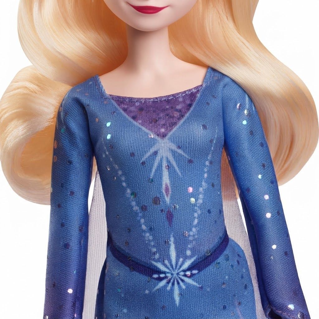 Disney Frozen Elsa Fashion Doll, Ice-Skating Winter Festival Edition, Removable Dress, Ice Skates & Accessories, Multicolor