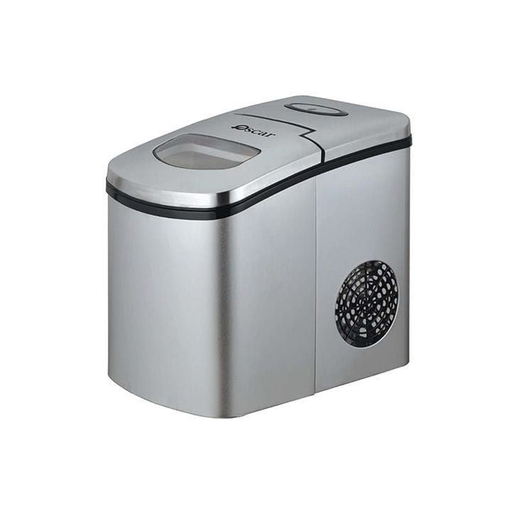 Oscar Stainless Steel Ice Maker, Reliable Ice Production, Compact, Durable -Silver - OSIM-2020