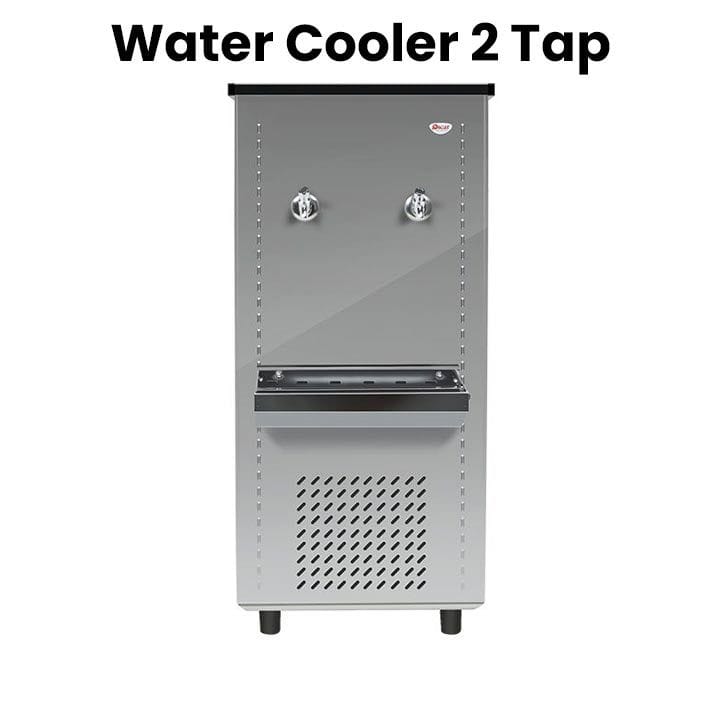 Oscar Water Cooler With 2 Taps, Efficient Cooling, Durable Design - Silver - OC25T2