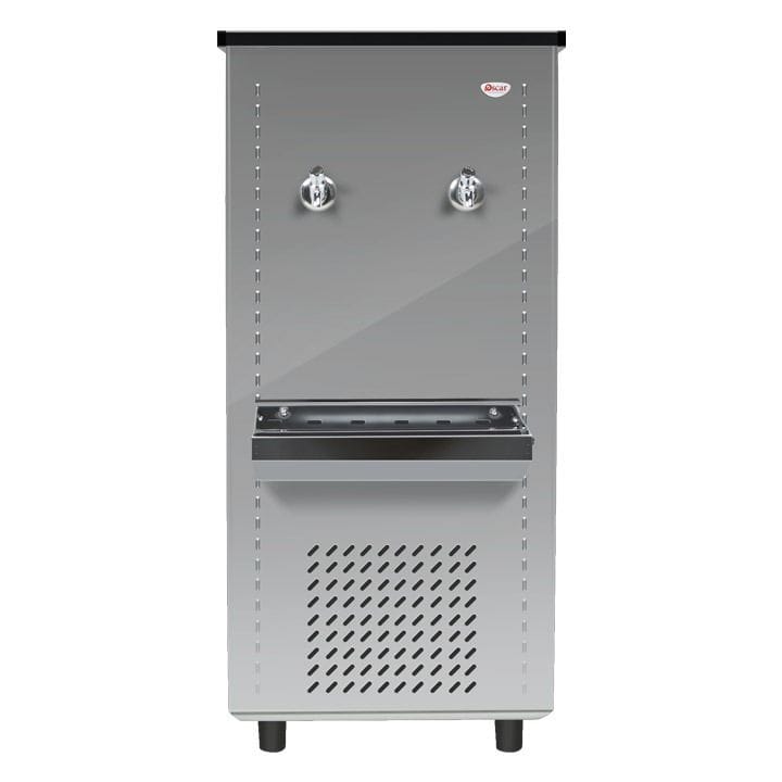 Oscar 2 Tap Water Cooler, 35 US Gallon Cooling Capacity, Water Outlet Temp 4 °C To 10 °C, R134a Compressor - Silver - OC35T2