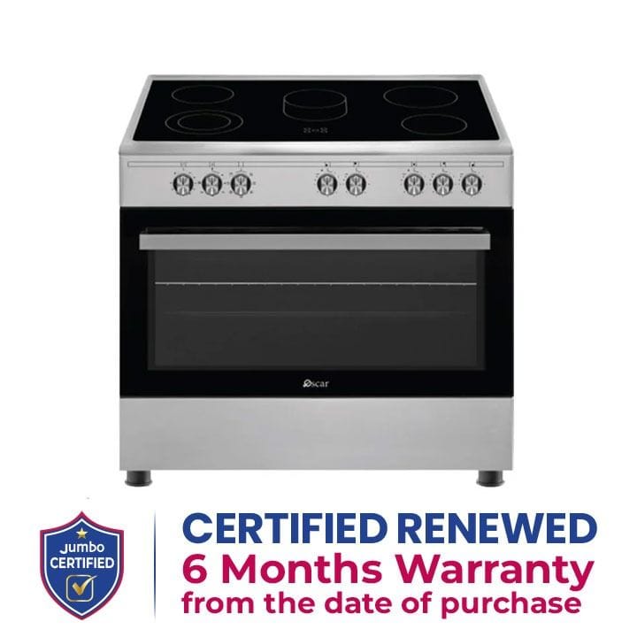 Oscar 90x60 Vitro Ceramic Full Electric Oven Cooking Range | 9060PCE3
