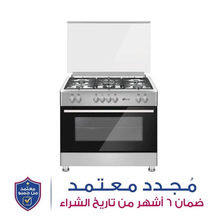 أوسكار فرن غاز بخمس عيون بحجم 90×60 سم | 9060GE1