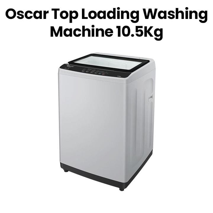 Oscar Top Loading Washing Machine, 10.5Kg, Gray | OTL11G