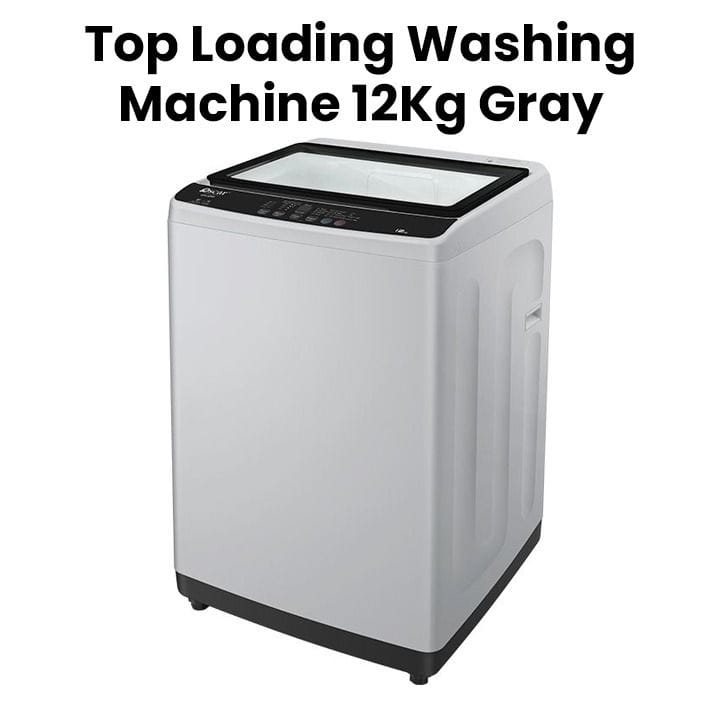 Oscar Top Loading Washing Machine, 12Kg, Gray | OTL125G