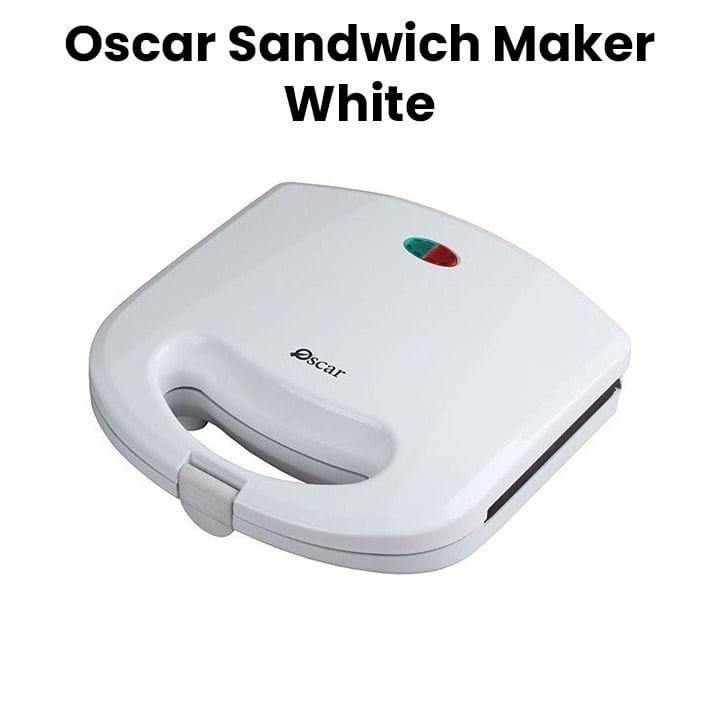 Oscar Sandwich Maker, Compact Design And Reliable Performance - White - OSW-2808