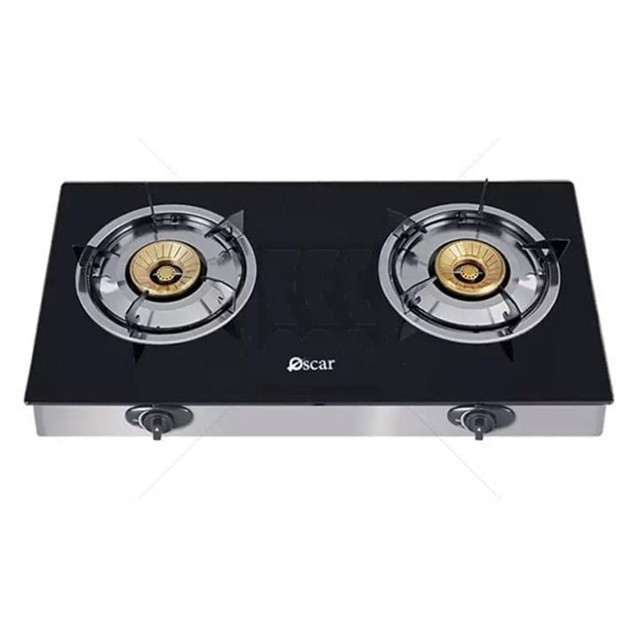 Oscar OGT 20GLP 2 Burner Glass Top Table Gas Cooker