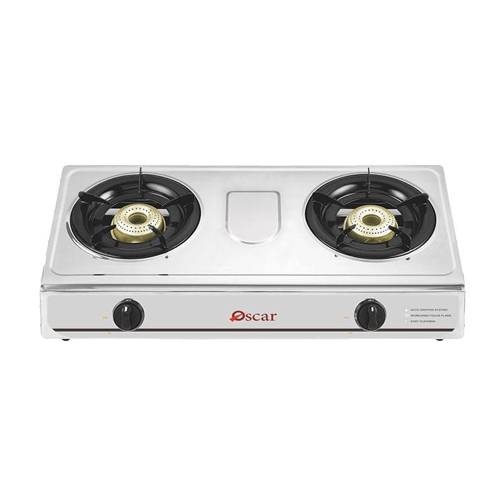 أوسكار طباخ غاز طاولة من الستانلس ستيل ٢ شعلة | OGT 20SSP