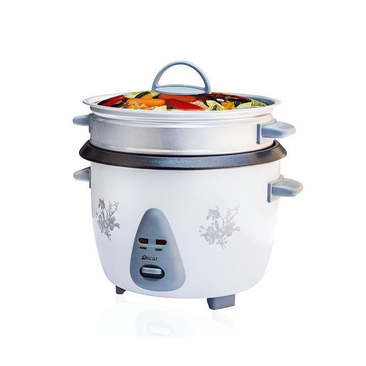 Oscar Rice Cooker 1.5L, Spacious Capacity, Reliable Performance - White - ORC-1504