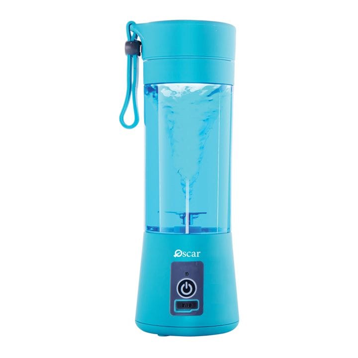 Oscar Portable Rechargeable Juicer/Blender, Rechargeable Power And Compact Design - Blue - OPB 200