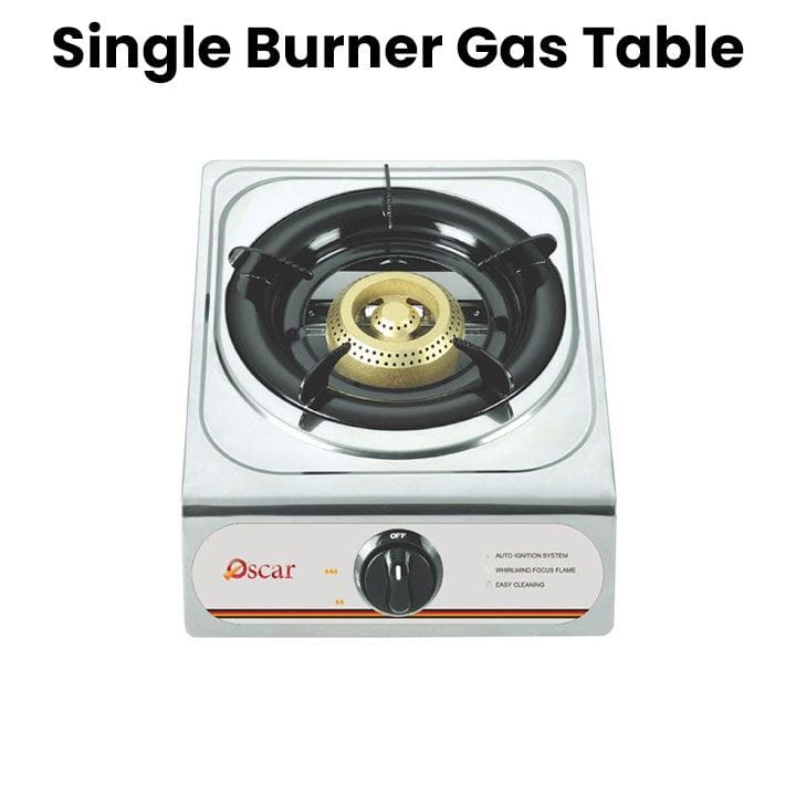 Oscar Single Burner Gas Table | OGTSS1B