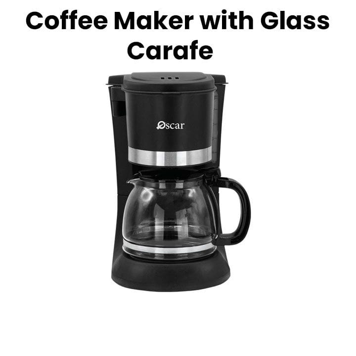 Oscar Coffee Maker with Glass Carafe, 1.25Ltrs | OCM 125L GL