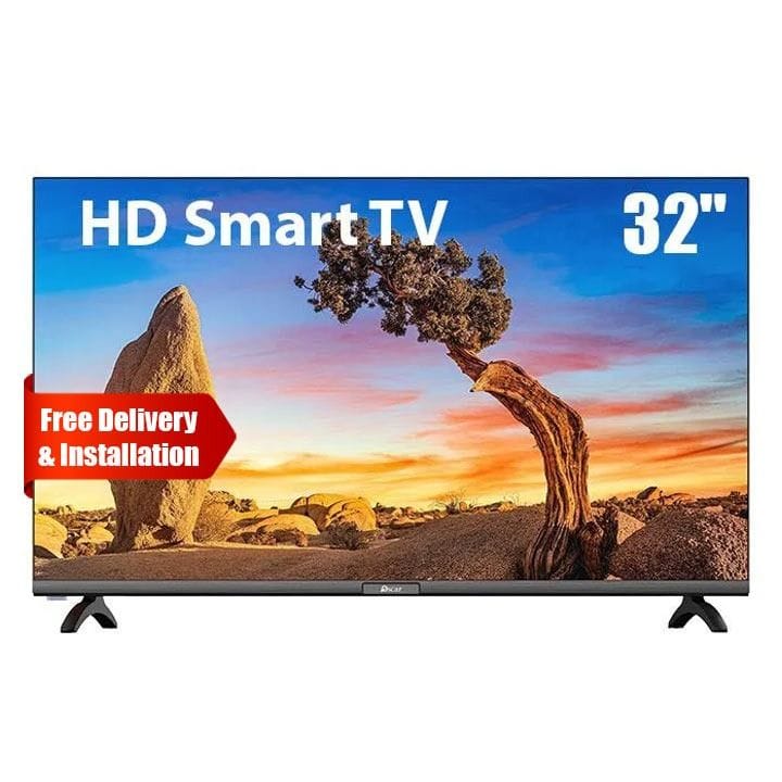 Oscar HD Smart TV 32 Inch, Smart TV Functionality, Multiple Connectivity Options, Compact And Stylish Design, Built-in Speakers - Black - OS42S32FLHD