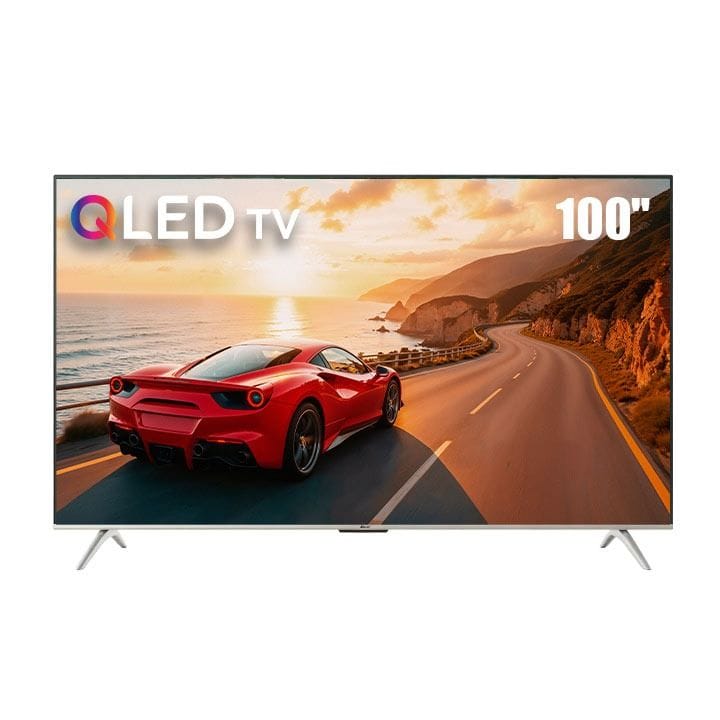 Oscar 100" Frameless QLED 4K UHD WebOS Smart TV – Large Screen Smart Television with Magic Remote | Black – OS100QSW4KHA