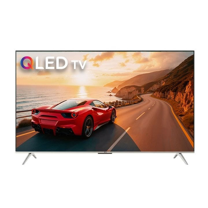 Oscar Frameless QLED 4K UHD WebOS Smart TV 100 Inch, Frameless Design, WebOS Smart Platform, High-Quality Audio - Black - OS100QSW4KHA