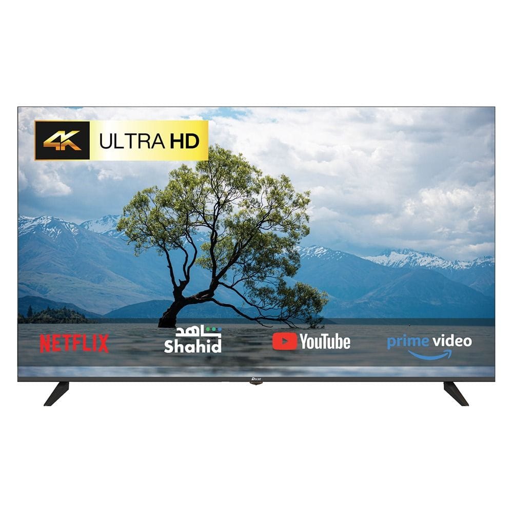 Oscar 50-Inch Frameless UHD 4K Android Smart TV, Voice Remote, Built-in Chromecast, Dolby Audio & Wi-Fi Connectivity | Black - OS50A4KPD
