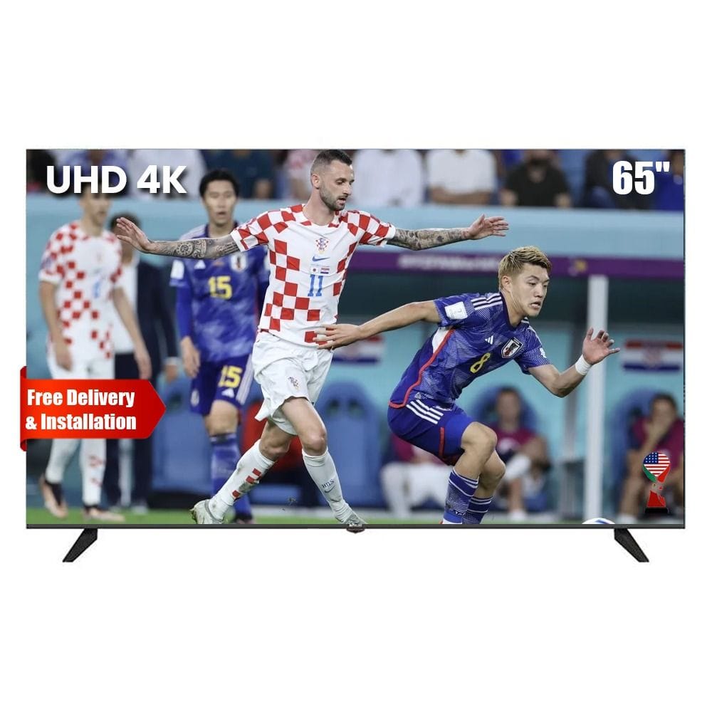 Oscar 65-Inch Frameless UHD 4K Android Smart TV, Voice Remote, Built-in Chromecast, Dolby Audio & Google Assistant | Black - OS65A4KPD