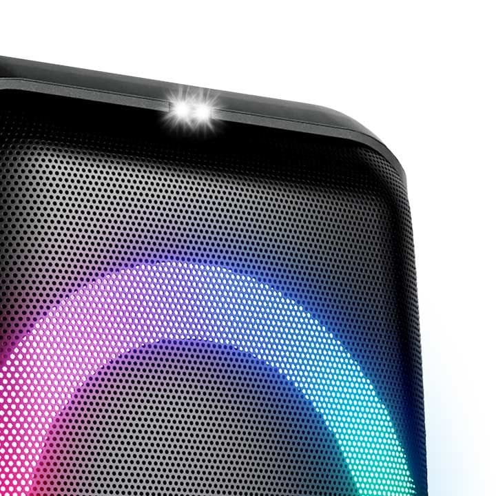 مكبر صوت محمول أوسكار ٥٠ واط بإضاءة RGB وميكروفون لاسلكي