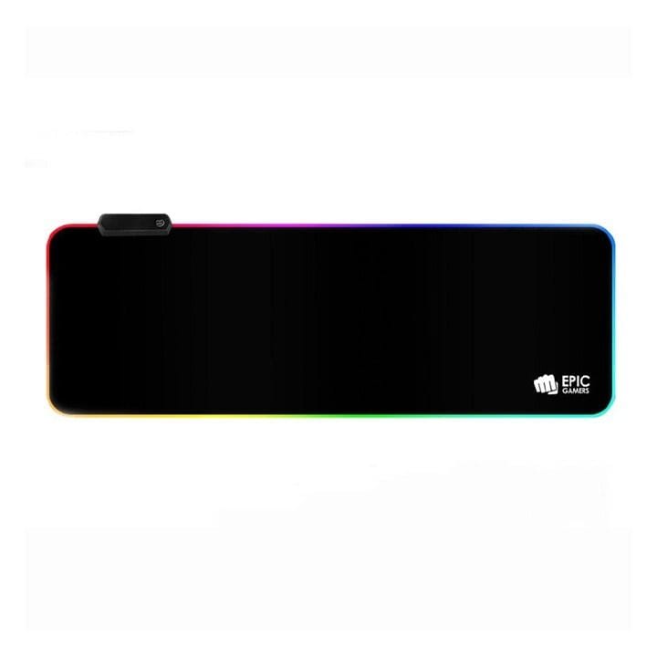 إيبك جيمرز ماوس باد RGB – حصيرة مكتب بإضاءة RGB | أسود – EG-GMP-B