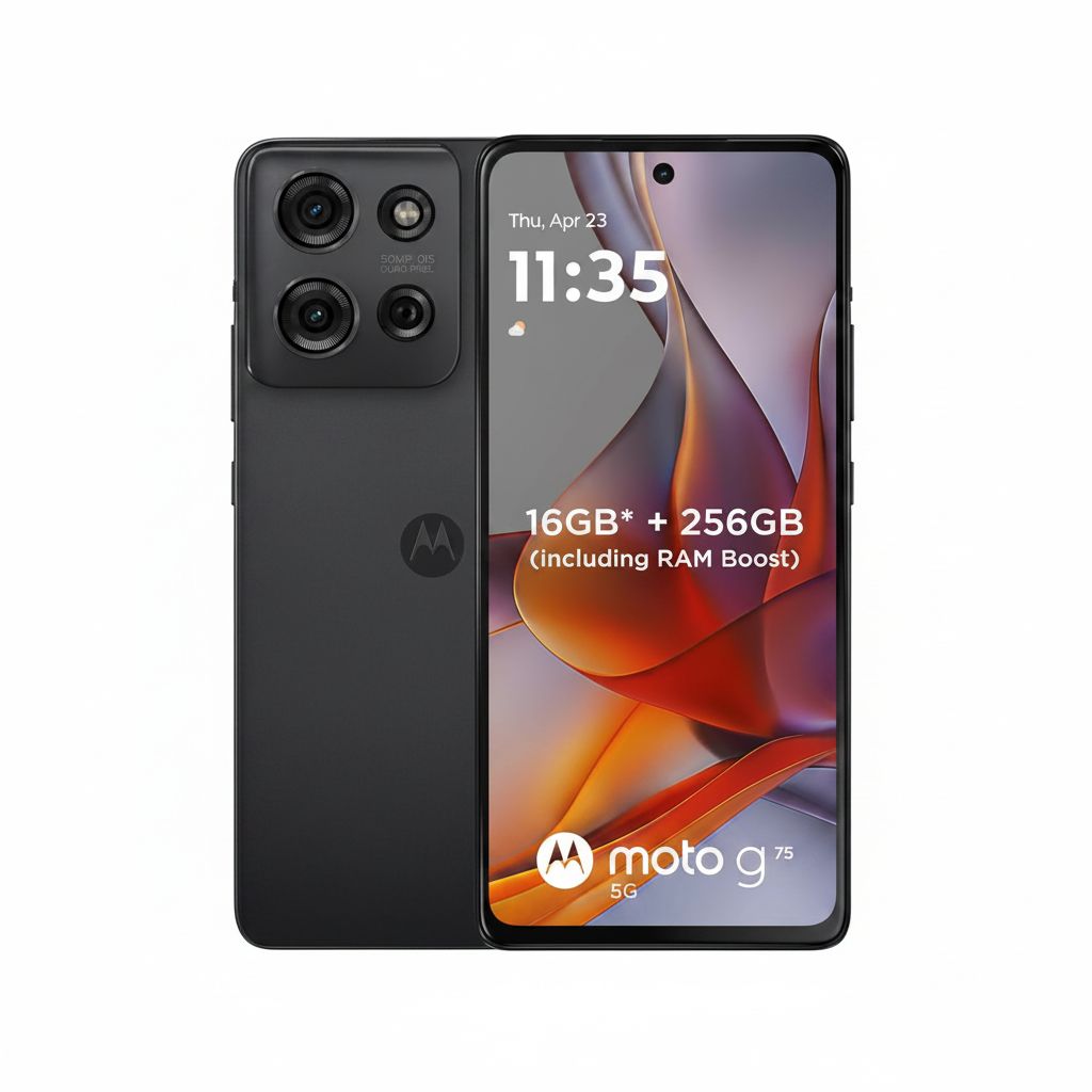 Motorola G75 5G: 8GB RAM, 256GB Storage, 120Hz Display - Grey