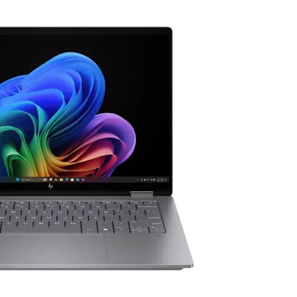 HP 14-Inch OmniBook X Flip 2-in-1 AI Laptop - 3K OLED Display, AMD Ryzen AI 7 350, 32GB RAM, 1TB SSD, English Keyboard, Windows 11 | Silver - CA8K0EA
