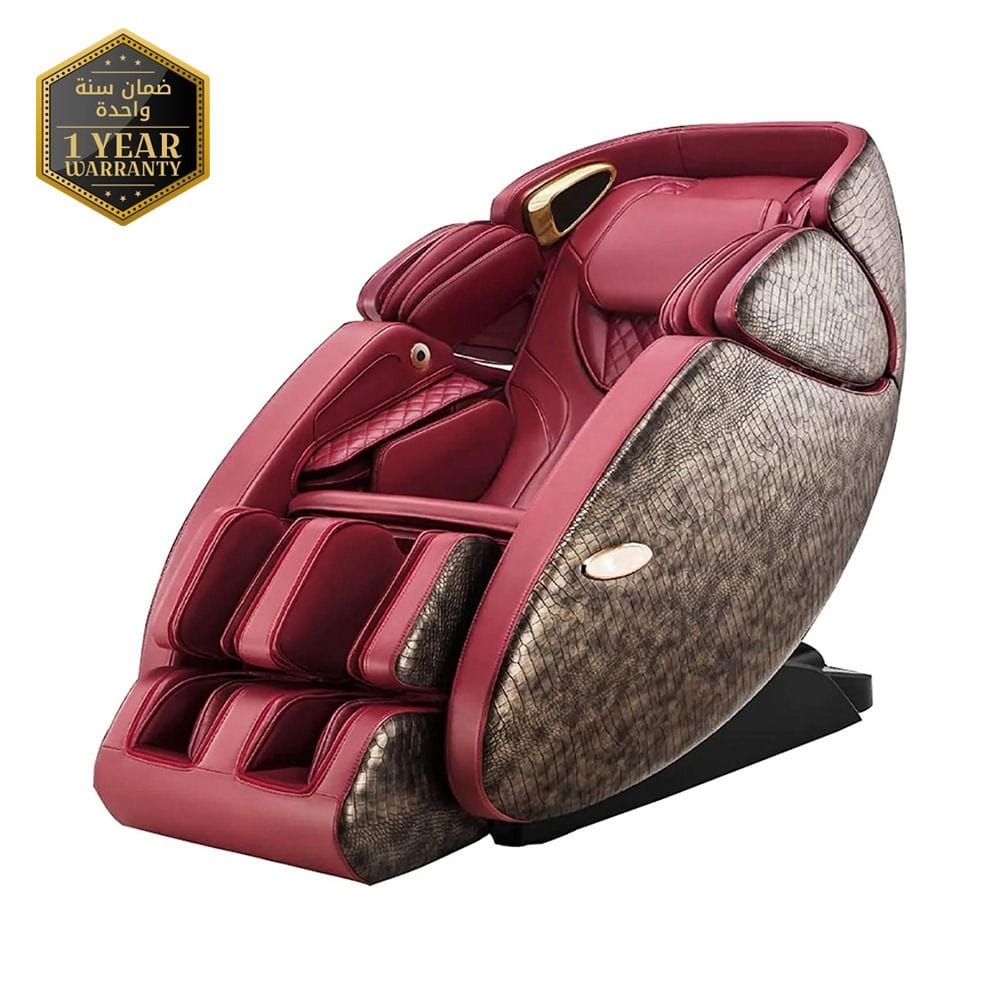 Rotai Yoga Massage Chair with Zero Gravity, Shiatsu Kneading, Magnetic Heat Therapy, Full Body Relaxation & Intelligent Health Massage System | Red - RT7709
