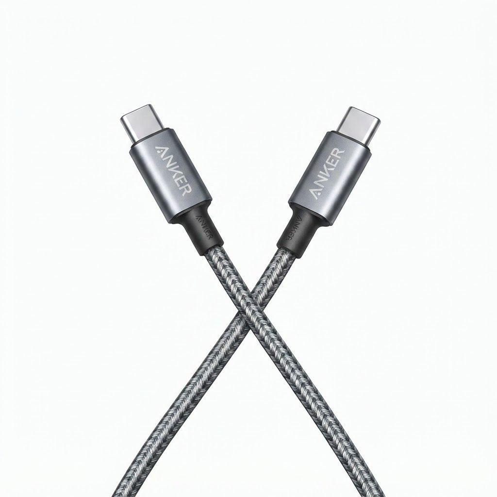 Anker USB C to USB C Cable 60W Fast Charging Cord, 2-Pack 3.3ft Nylon Braided Cable for iPhone 16/17 Series