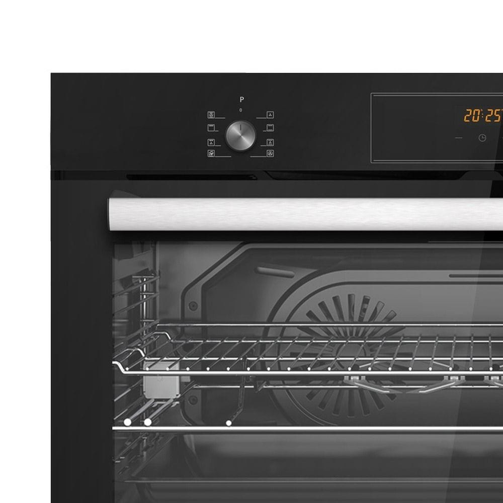 Simfer 90cm Built-In Electric Oven, 105L Capacity, 8 Cooking Functions, 3D Cooking, Tempered Glass Panel | Black - SMFELC90D