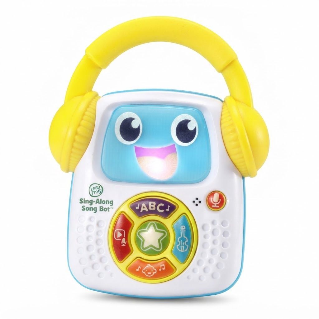 LeapFrog Sing-Along Song Bot Interactive Musical Robot Toy for Babies & Toddlers, Record & Play
