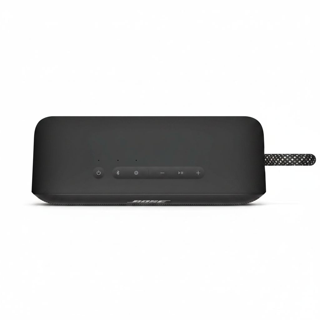 Bose SoundLink Plus Portable Bluetooth Speaker, Compact & Powerful Sound, Waterproof & Dustproof, Long Battery Life - Black