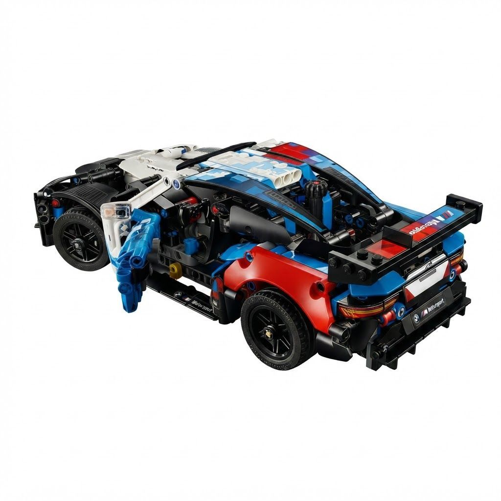 LEGO Technic BMW M4 GT3 EVO Race Car Building Set - Realistic Sports Car Model Kit 11+ Years, Working Steering, Opening Doors