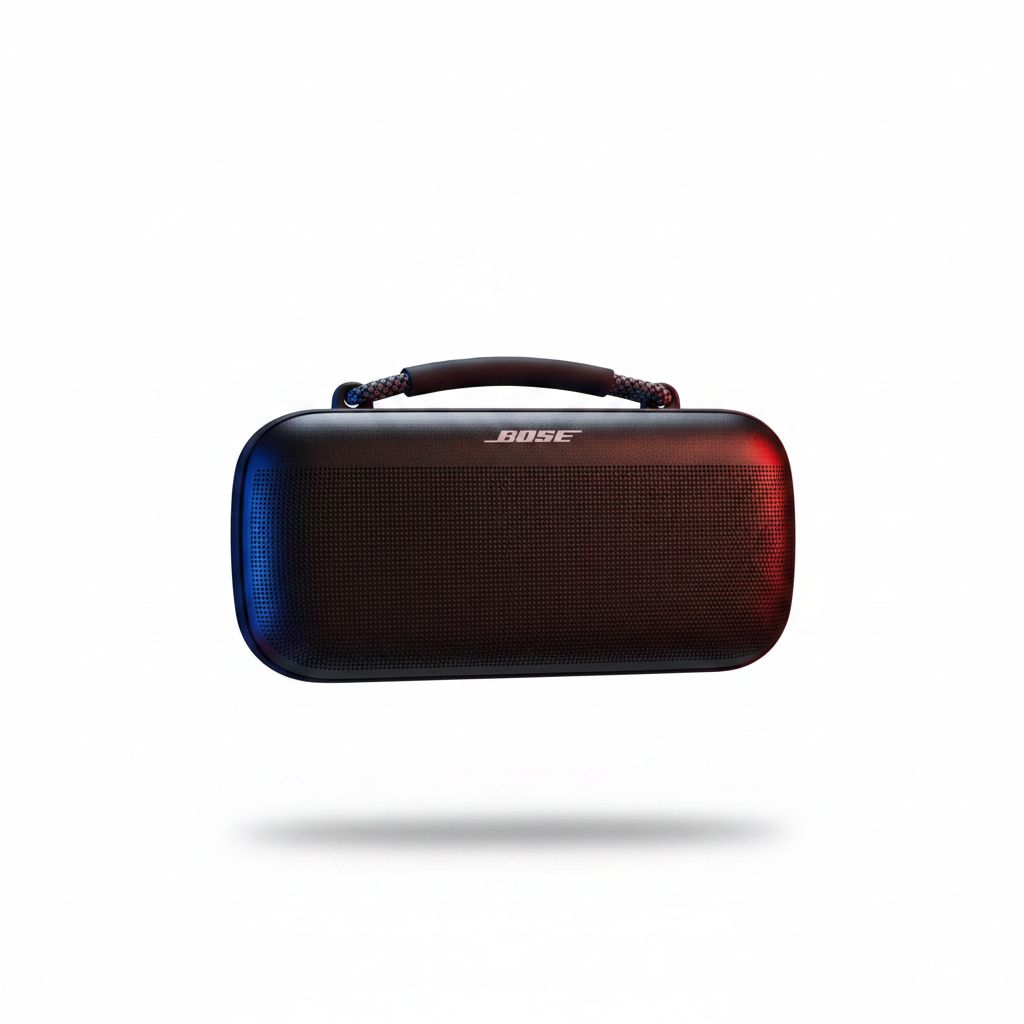 Bose SoundLink Max Portable Bluetooth Speaker, Deep Bass, Waterproof & Dustproof, Up to 20-Hour Battery Life, Built-In Handle - Black