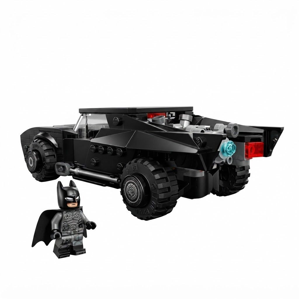 LEGO DC Batman The Batman Batmobile Building Set, Iconic Superhero Toy Vehicle Model Kit 9+ Years