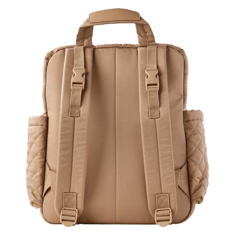 Skip Hop Forma Diaper Backpack, Lightweight And Waterproof Design, Smart Organized Storage System, Stroller-Friendly Clip System - Camel