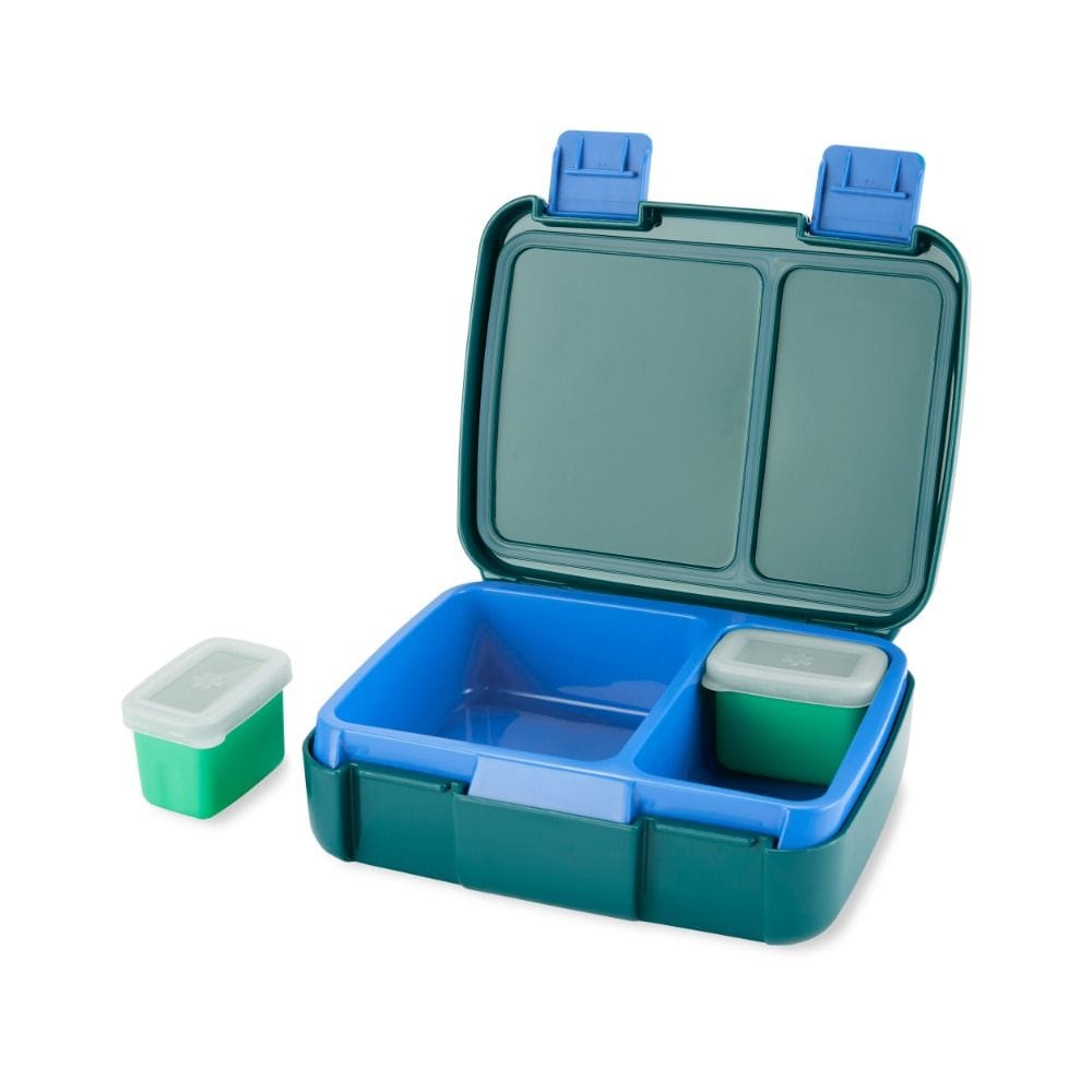 Skip Hop Truck Spark Style Bento Lunch Box 3+ Years, Easy Open And Close Latches, Flexible Carry Handle - Multicolour