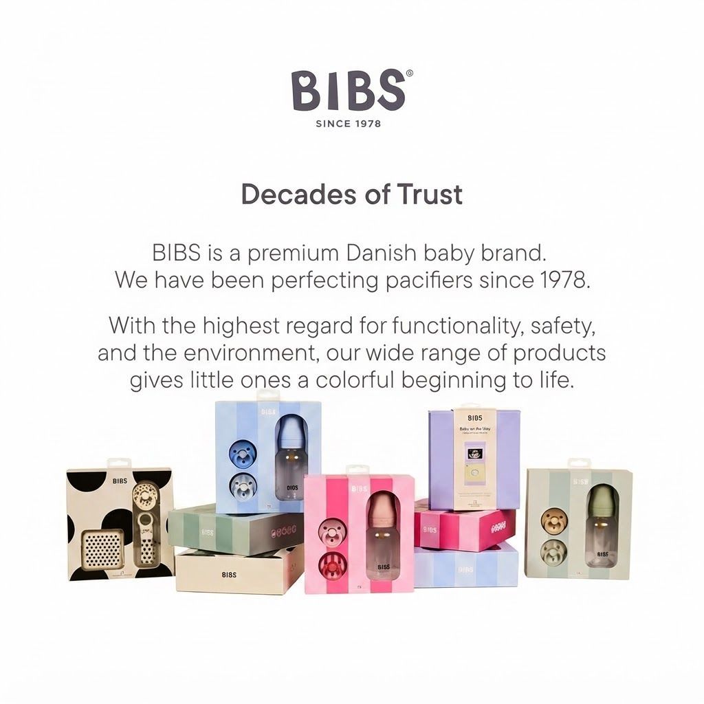 طقم هدايا بيبي سبرينكل من BIBS، حلمات من اللاتكس المطاطي الطبيعي، مواد خالية من BPA، راحة طبيعية - أخضر مريمي