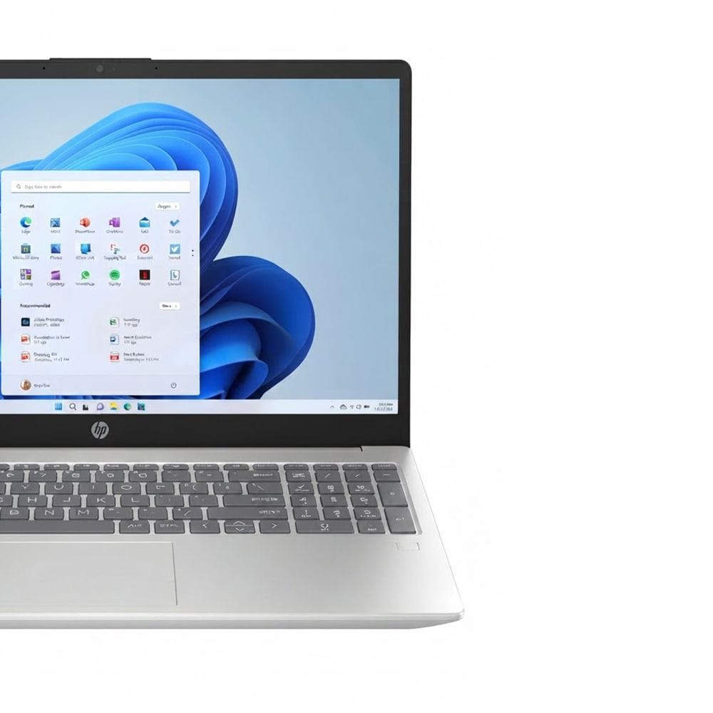 HP 15.6-Inch AI Laptop 2026 Model - Intel Core Ultra 5 225U, 24GB RAM, 512GB SSD, Windows 11, English & Arabic Keyboard | Silver - D36D3EA