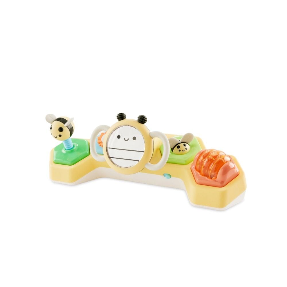 Skip Hop Farmstand Honeycomb Musical Driver Toy 3+ Monthss, Adjustable Interactive Steering Wheel, Fun Sounds And Musical Learning - Multicolour