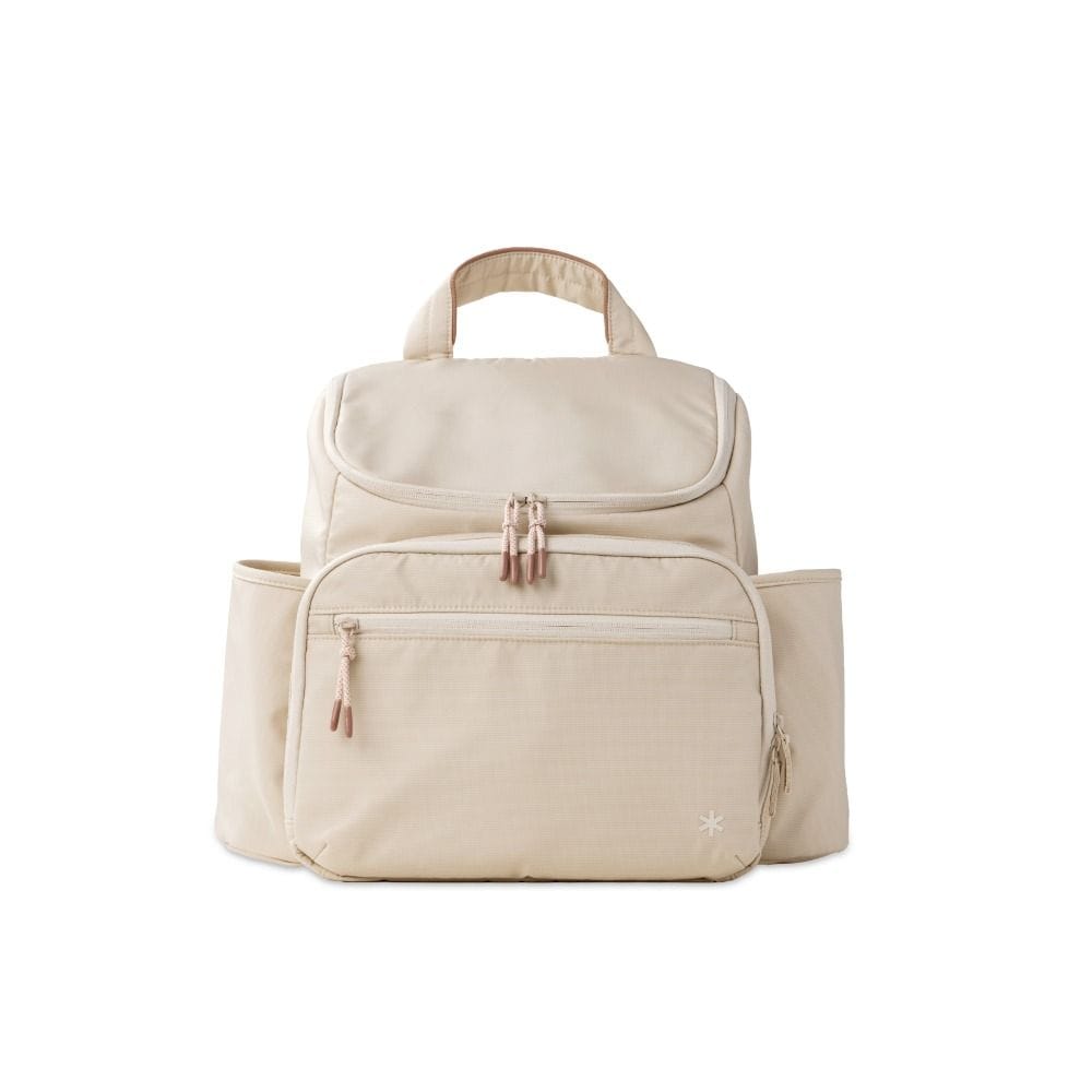 Skip Hop Forma Next Diaper Backpack, Insulated Bottle Pockets, Changing Station, Large Multi-Compartment, Travel-Friendly, Water-Resistant - Oat